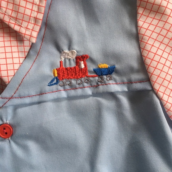 Matching Sets Vintage Toddler Train Outfit Poshmark